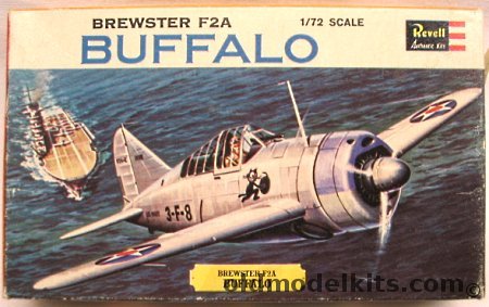 Revell 1/72 Brewster F2A Buffalo, H636-60 plastic model kit